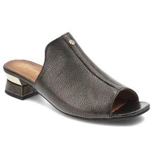 Szare Klapki Maciejka Modne Obuwie Damskie