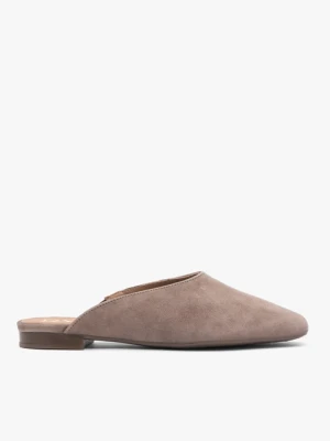Szare klapki mule Ryłko