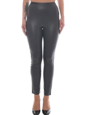 Szare Legginsy Zefir Max Mara