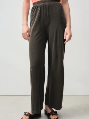 SZARE LEKKIE SPODNIE NA GUMCE AMERICAN VINTAGE