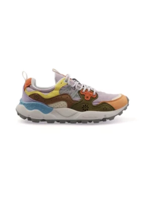 Szare Łosoś Liliowe Sneakers Donna Flower Mountain