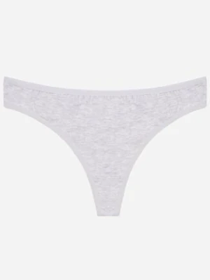 Szare Majtki Typu Stringi z Bawełną Asoia