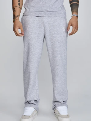 Szare marl spodnie męskie track pants SikSilk