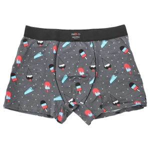 Szare Męskie Bokserki Lody Redo