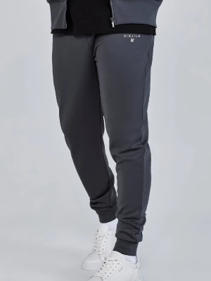 Szare męskie spodnie Essentials Poly Track Pants SikSilk