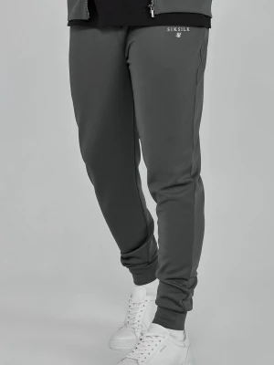 Szare męskie spodnie Essentials Poly Track Pants SikSilk