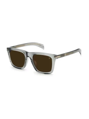 Szare Okulary Przeciwsłoneczne DB 7066/F/S Ft3(70) Eyewear by David Beckham