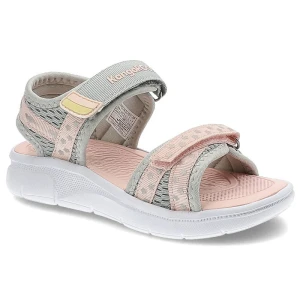 Zdjęcie produktu Szare Sandały Kangaroos Wygodne Buty Dziecięce