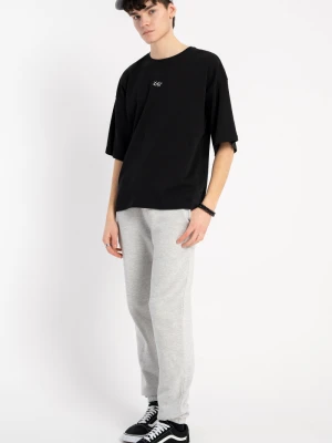 Szare spodnie dresowe REGULAR bez nadruków Reporter