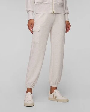 Szare spodnie dresowe cargo damskie Varley The Cargo Pant 27.5