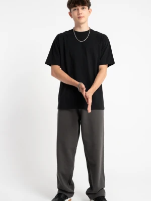 Szare spodnie dresowe REGULAR bez nadruków Reporter