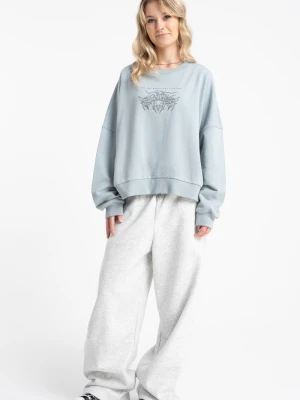 Szare spodnie dresowe UNISEX WIDE LEG Reporter