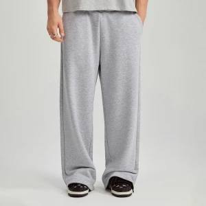 Szare spodnie dresowe z bieliźnianą wstawką House