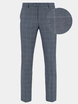 Szare spodnie garniturowe P21WF-6G-067-S Pako Lorente