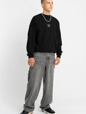 Szare spodnie jeansowe o kroju BAGGY Reporter