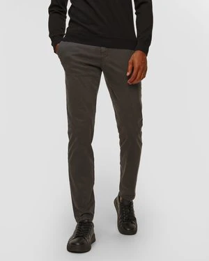 Szare Spodnie Męskie Alberto Rob-jgu - Soft Tencel™