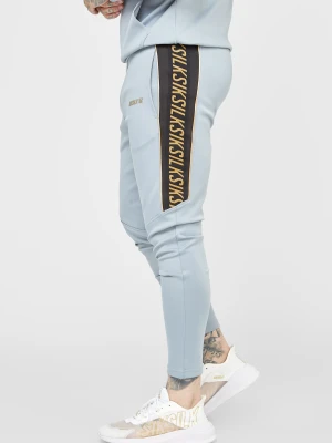 Szare sportowe spodnie dresowe męskie SikSilk