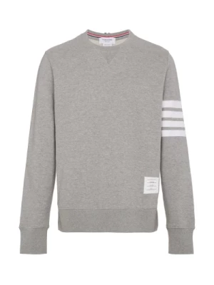 Szare Swetry - 4 Bar Classic Sweatshirt Thom Browne