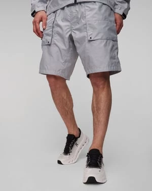 Szare Szorty Męskie Goldwin Rip-stop Light Cargo Shorts