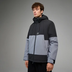 Szaro-czarna kurtka przejściowa House