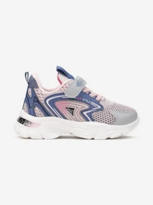 Szaro-Niebieskie Buty Sportowe Barbeope