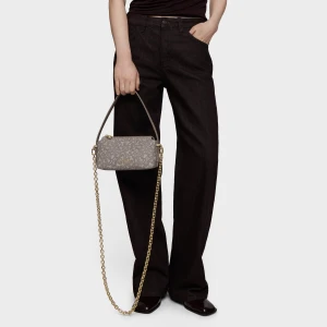 Szarobrązowa Torebka Mini Kaos Mini Lines - Tous