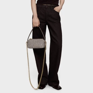 Szarobrązowa Torebka Mini Kaos Mini Lines - Tous