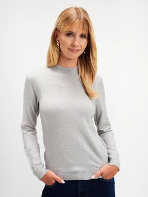 Szary basicowy sweter