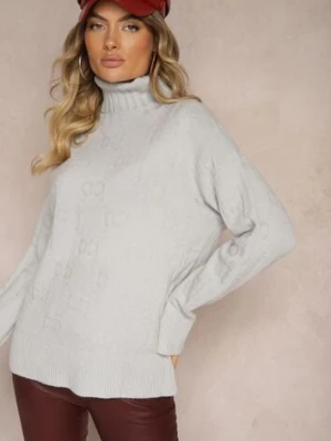 Szary Golf o Klasycznym Kroju Savelle wool fashion