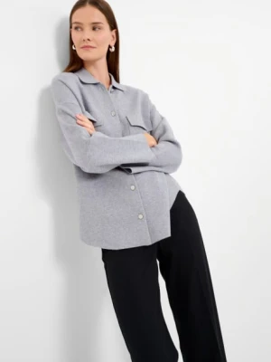 Szary luźny kardigan Greenpoint