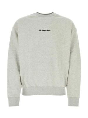 Szary Oversize Sweter Jil Sander