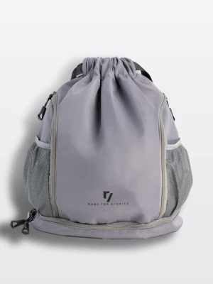 Szary plecak worek z logo Reporter