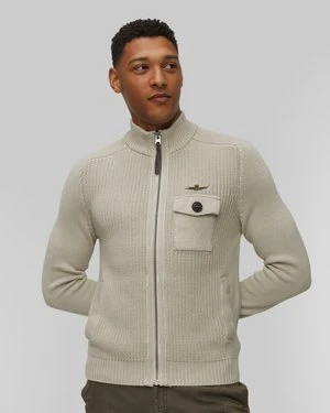 Szary Sweter Męski Aeronautica Militare