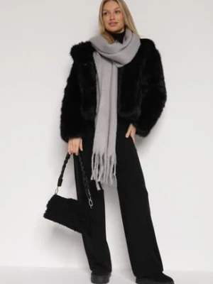 Szary Szalik z Frędzlami Owedarria