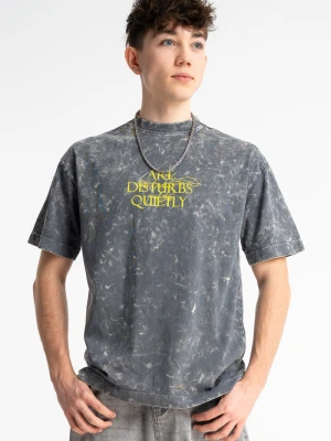 Zdjęcie produktu T-shirt chłopięcy loose z efektem sprania Reporter
