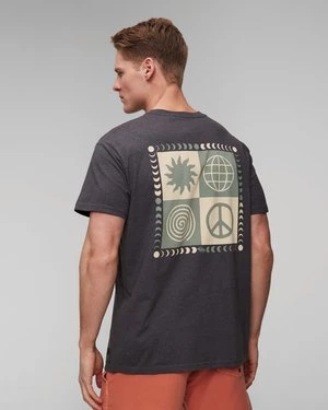 Szary T-shirt Męski Quiksilver Peace Phase Ss Tee