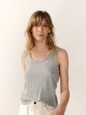 SZARY TOP AMERICAN VINTAGE