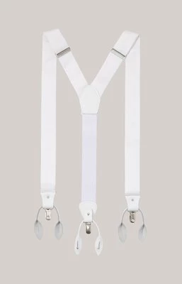Szelki jedwabne Suspenders w kolorze złamanej bieli Joop