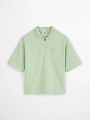 Szeroka koszulka polo z krótkim rękawem Marc O'Polo