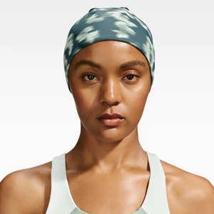 Szeroka opaska na głowę Dri-FIT Nike Fury Elevate - Zieleń