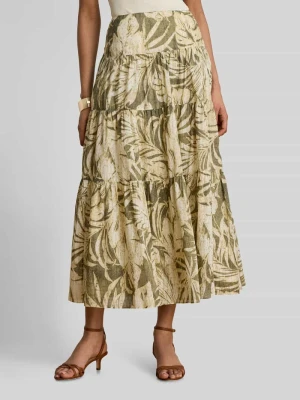 Szeroka spódnica maxi z czystej bawełny Lauren Ralph Lauren
