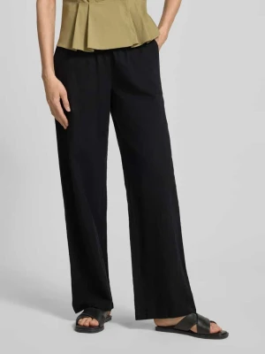 Szeroka spodnie z mieszanka bawełny i lnu model 'CAIA' Vero Moda