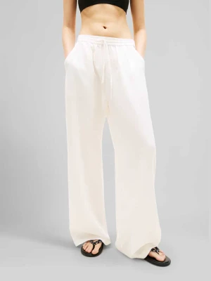 Szeroka spodnie z mieszanka lnu z tunel Tommy Jeans