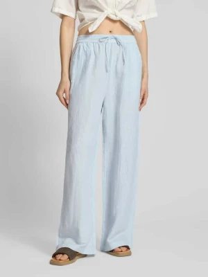Szeroka spodnie z mieszanka lnu z tunel Tommy Jeans