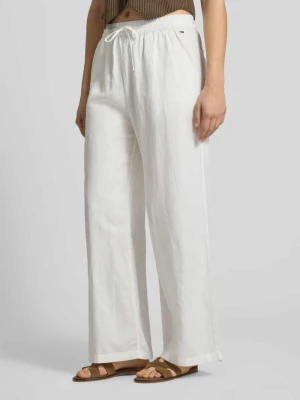 Szeroka spodnie z mieszanka lnu z tunel Tommy Jeans