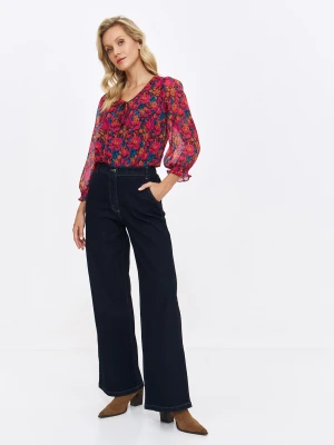 Szerokie denimowe spodnie Top Secret