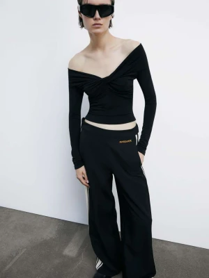 Szerokie Joggery Racing PATRIZIA PEPE