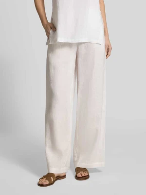 Szerokie lniane spodnie z elastycznym pasem model 'MOSSI' ECOALF