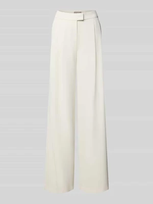 Szerokie materiałowe spodnie z marszczeniami Christian Berg Cocktail
