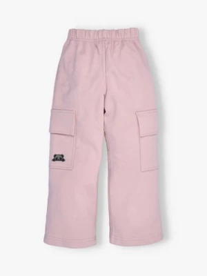 Szerokie spodnie dla dziewczynki PANDAMELLO